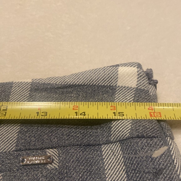 TAHARI ARTHUR S. LEVINE Size 8 Lined Window Pane Pencil Skirt Gray & White - Picture 7 of 10